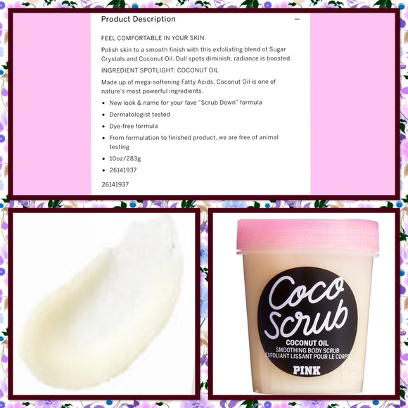 6 Face body scrub mixed lot bundle Victoria's PINK - Picture 2 of 8